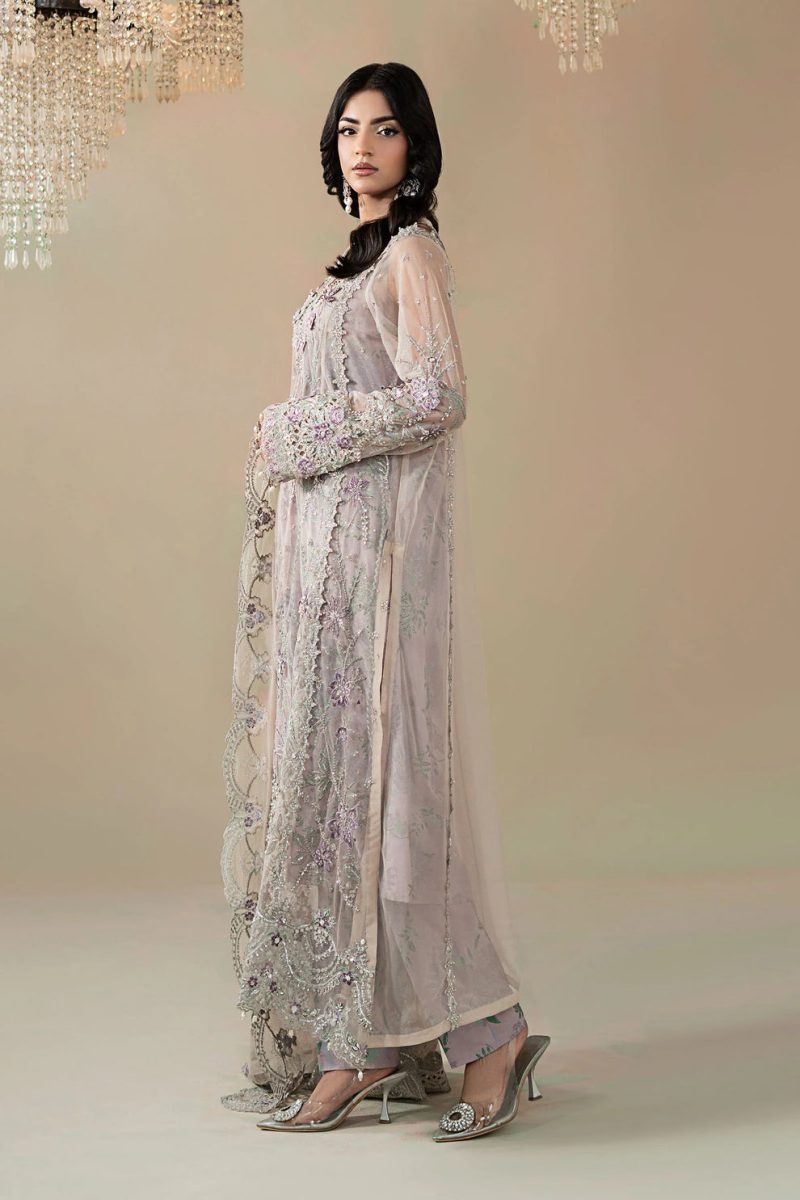 Maria B Embroidered Net WF-09-07-Grey__2